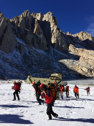 unloading at meysan lake